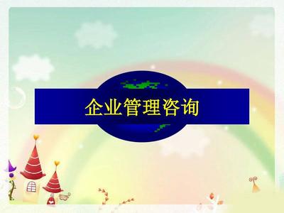 最新企业管理咨询第一章